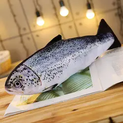 Creative Simulation Plush Fish Toy - Cute Cartoon Cat Pillow Toy - 40cm (E)