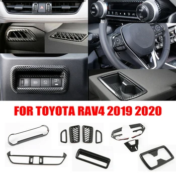 

11pcs Decoration Covers Trim Decor For Toyota RAV4 2019 2020 Accessories