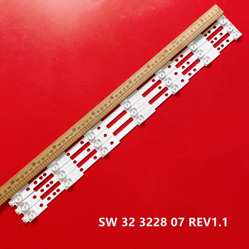 ТВ-полоски Skyworth 32E350E 32E320W 32E306C SW323228 07 LBUA-SDL320X1-S08B SW 32 3228 REV1.4 580 мм 1 набор = 3 шт. |