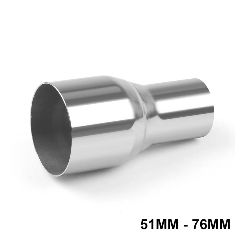 

2 ID To 3 OD Universal Exhaust Pipe To Component Adapter Reducer Connector 1pc