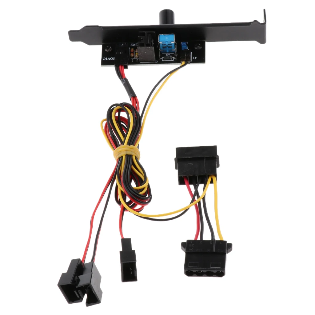 3 Channels PC Cooler Cooling Fan Speed Controller for CPU Case HDD DDR VGA AS L 3 Channels PC Cooler Cooling Fan Speed Controller for CPU Case HDD DDR VGA AS L