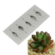 Суккулентная силиконовая форма для выпечки торта шоколадного полимера украшение из глины форма для выпечки, сделай сам инструмент