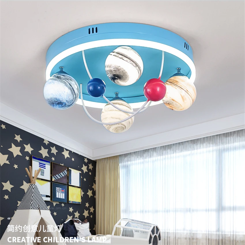 Потолочные светильники со звездами для детской комнаты лампы спальни и мальчика