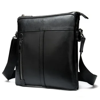 

Messenger Bag Men's Genuine Leather Shoulder Bag for Men Leather Fashion Small Flap Male Crossbody Bags Handbags