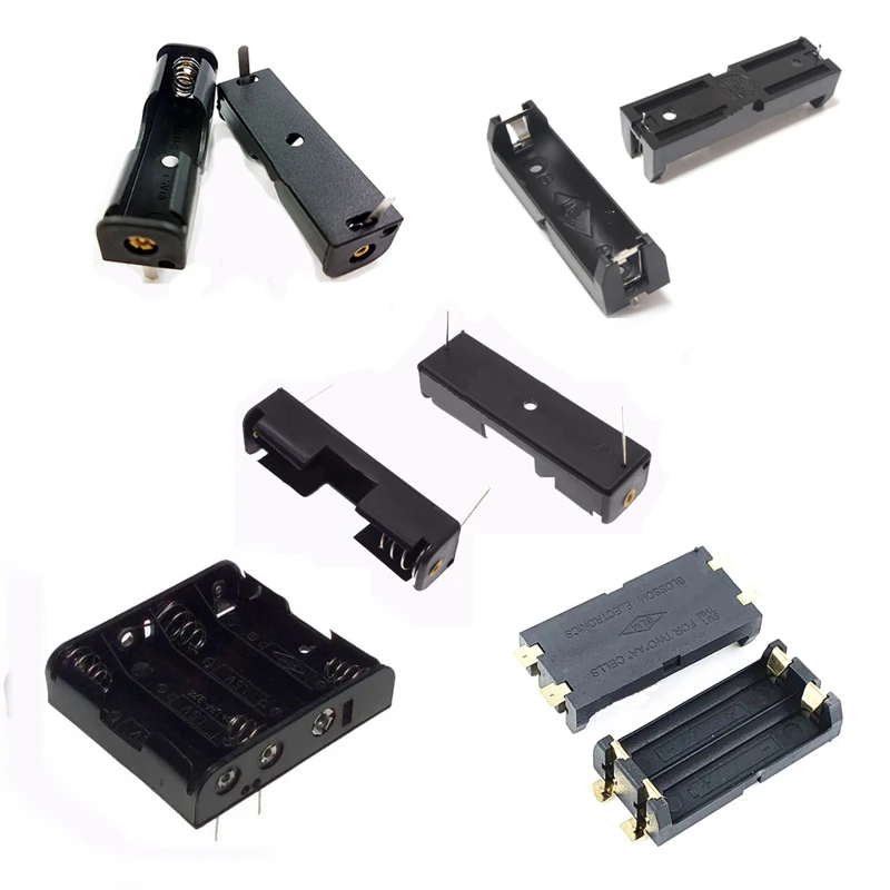 1 шт. SMD/PIN 1x 2x 4x AA держатель аккумулятора коробка для хранения чехол 2 4 слота