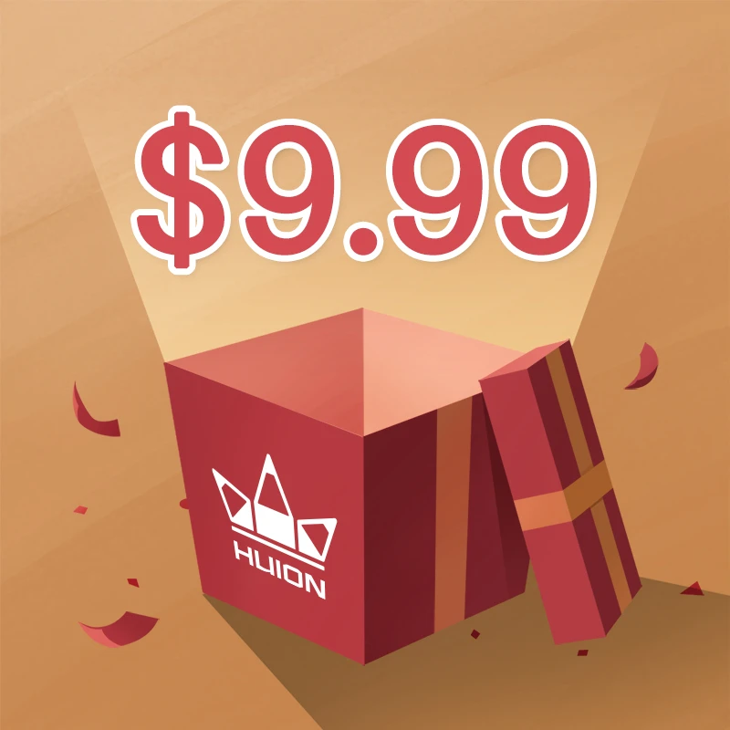 Huion 福袋グラフィックタブレット デジタル描画タブレット福袋ギフト Aliexpress
