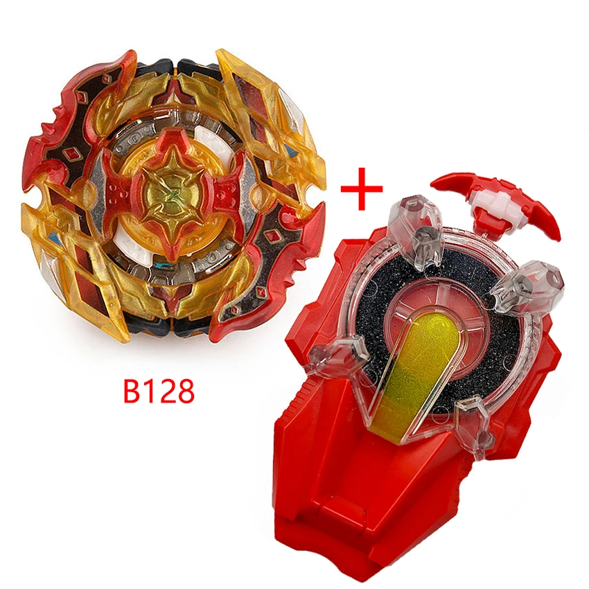 128beyblade+火石红黑发射器