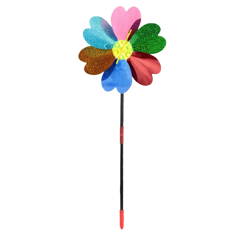Пластиковая 3D пчела мельница для сада цвет случайный Pinwheel Wind Spinner