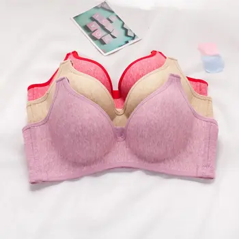 

Seamless Bra for Women Deep V Sexy Bralette Wireless Push Up Bra Underwear Soft Breathable Plus Size Bra Adjusted-strap Lingerie