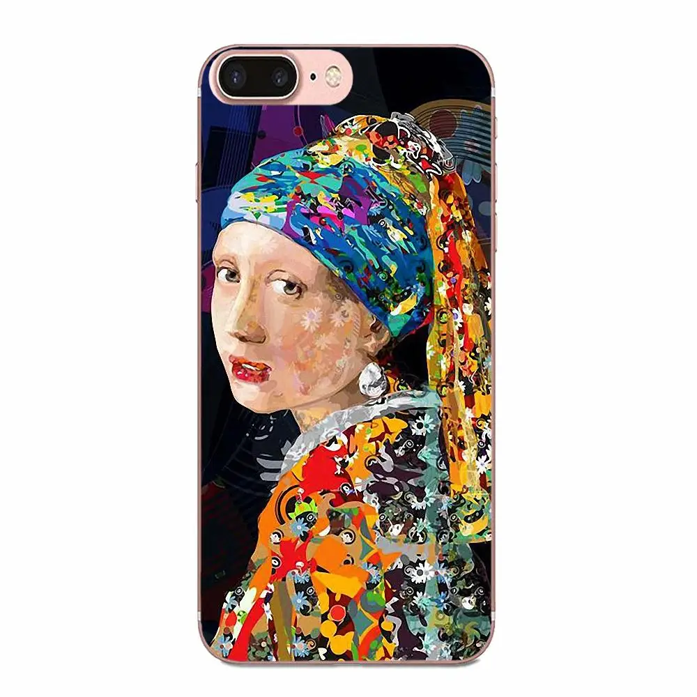 Девушка с жемчужной сережкой Вермеера для LG G2 G3 G4 G5 G6 G7 K4 K7 K8 K10 K12 K40 мини стилус ThinQ - Цвет: as picture