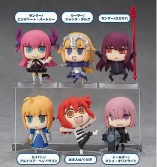 6 шт./компл. Fate Grand Order Saber Matthew Lancer аниме мультфильм фигурка ПВХ игрушки