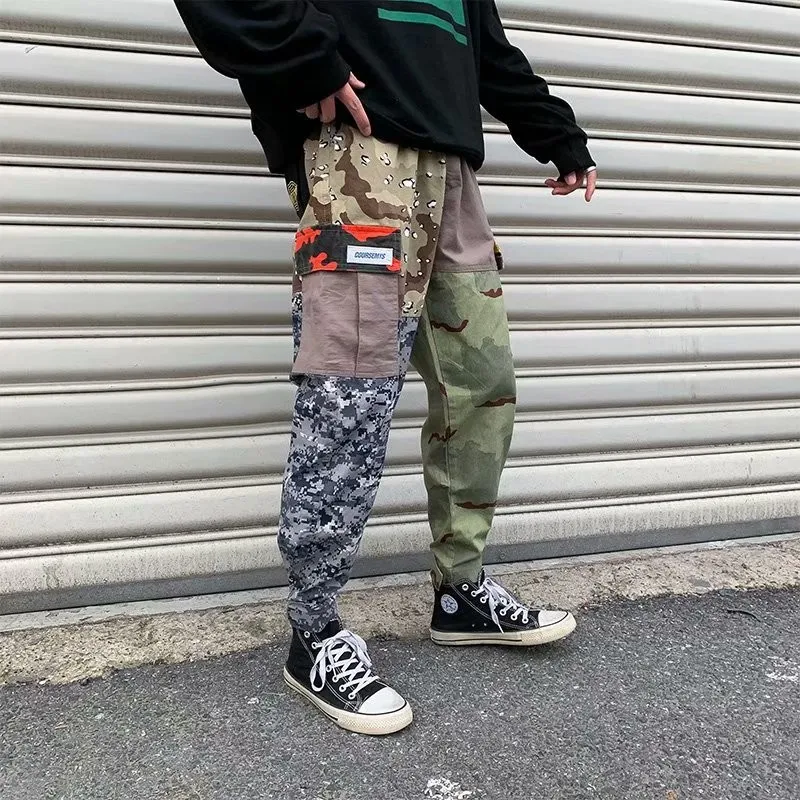 

Men Casual Sweatpants Street trend Male Printing Drawstring Pants Men's Hip Hop Ankle-Length Joggers Pants Letter Print Pants