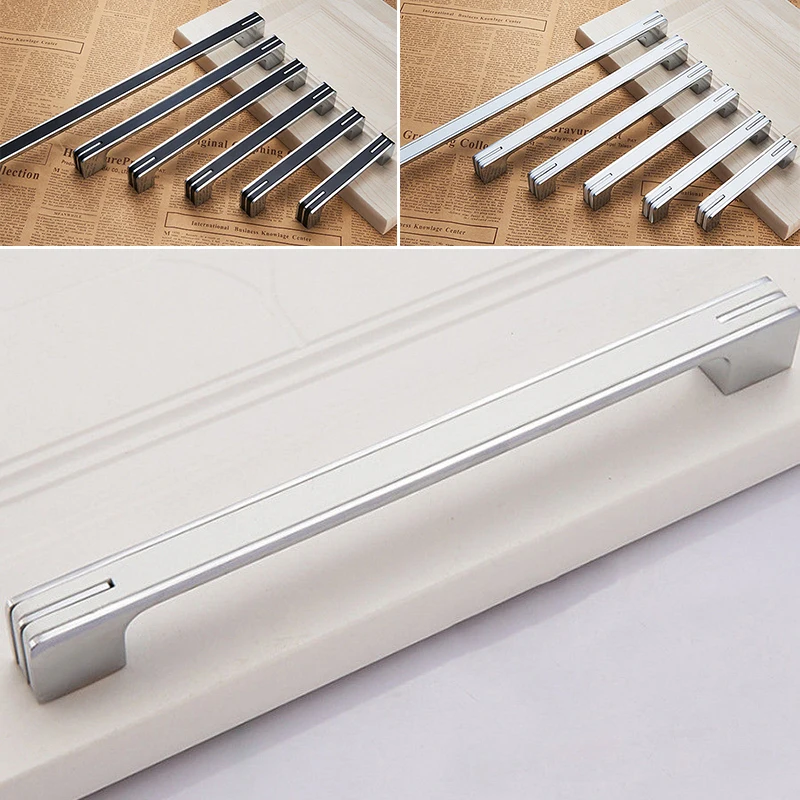 Модная современная ручка для шкафа кухонная дверь выдвижная ручка для шкафа Ручка инструмент