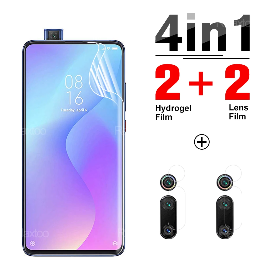 

Защитная Гидрогелевая пленка для объектива 4 в 1 для Xiaomi Mi 9 T 9Lite 9se 9Pro 9 6,39 ", защитная пленка для экрана камеры для Xiaoimi9 T M1903F10G