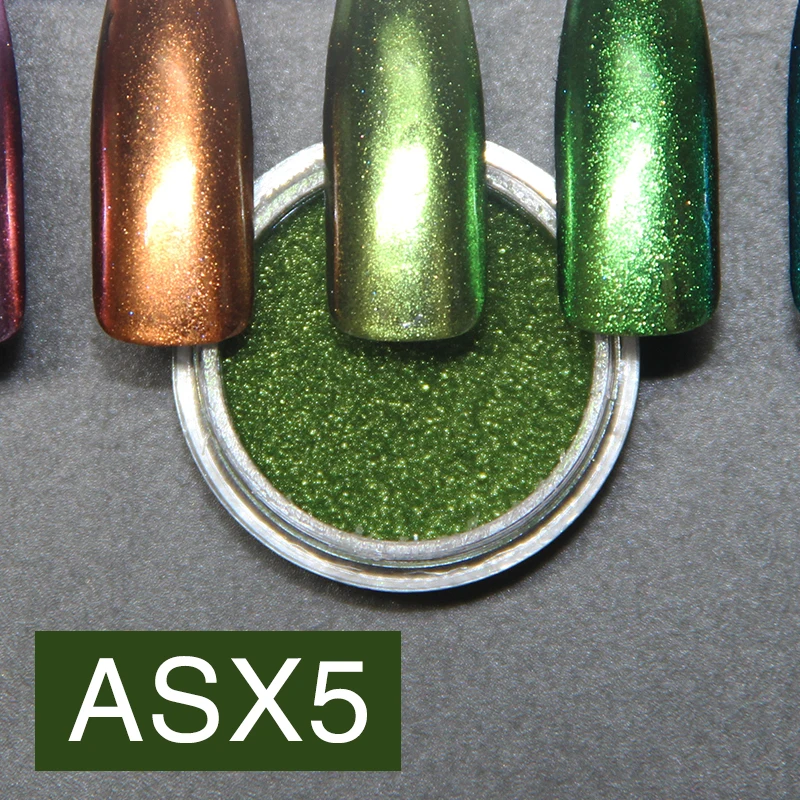 ASX5 Катунесс конфеты цвет ногтей инфильтрация порошок матовый окунания порошок ногтей прозрачный сплошной цвет кристаллические порошки - Цвет: ASX5