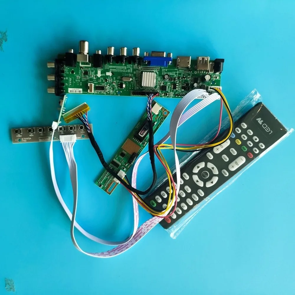 

Комплект для телефона, 1680X1050, 1 CCFL, 30-контактный экран, монитор, HDMI, VGA, фотопанель, цифровой ТВ, USB, AV, плата контроллера 15,4 дюйма