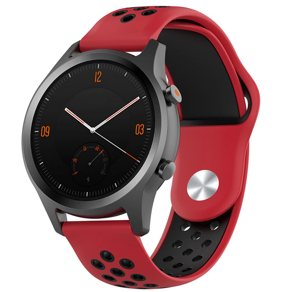 Силиконовый ремешок для смарт-часов POLAR IGNITE, ремешок для часов для POLAR Vantage M, сменный Браслет, Браслеты - Цвет: Red Black