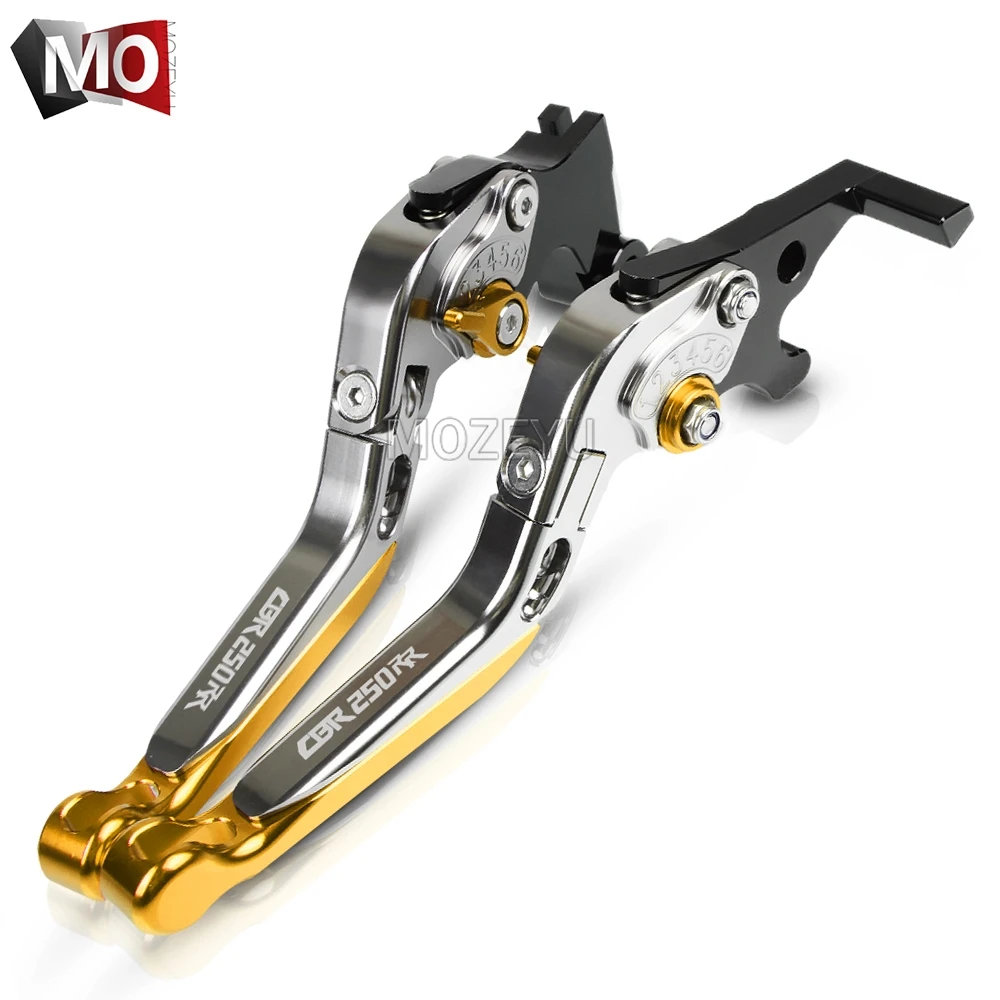 Мотоцикл CBR250RR рычаги тормозного сцепления для Honda CBR 250 RR CBR250 RR- регулируемые складные рычаги тормозного сцепления