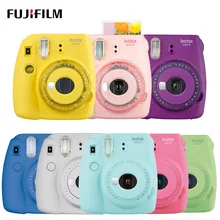 Фотокамера моментальной печати Fujifilm Instax Mini 9 Fuji с зеркальной пленкой для селфи, фотокамера для съемки Insta Mini 9, цвет