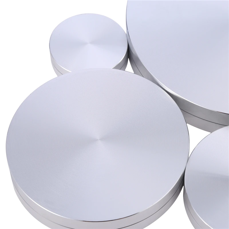 Description Picture 3 of item1Pc Cake Baking Tray Axle Turntable Aluminum Alloy Rotating Tray Stand Base Aluminum Rotor Bearing Cake Baking Turntable