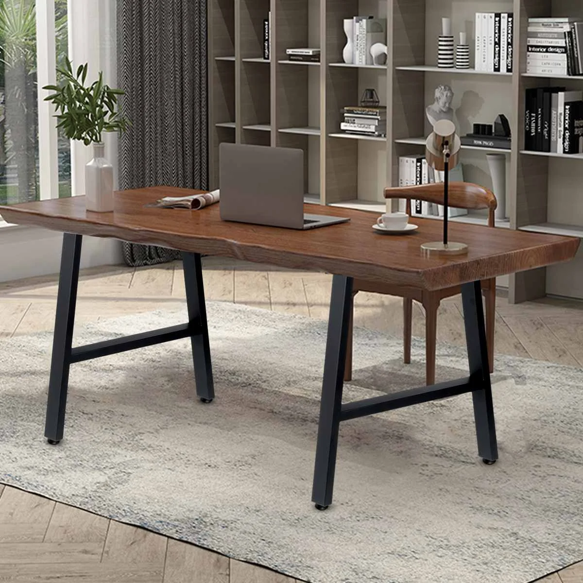 

71cm Desk Table Legs Wrought Iron A-Shape Table Desk Foot Furniture Fittings DIY Accessories Furniture Legs patas para meubles