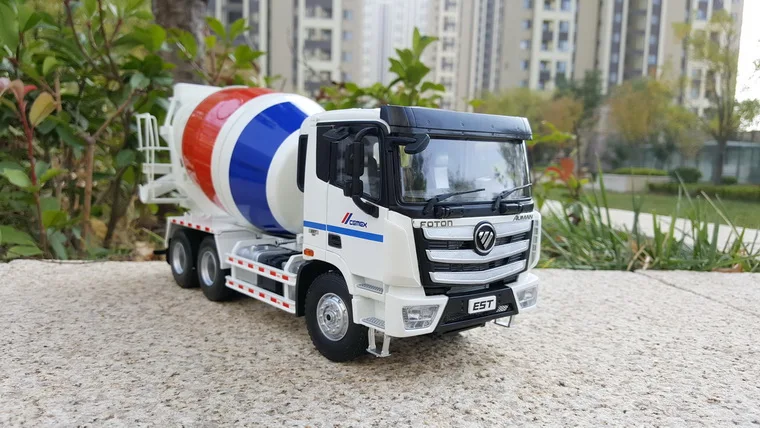 Авторизованный подлинный 1:24 Масштаб Foton Auman EST LOXA L9 Бетономешалка Инженерная техника литая игрушка модель f