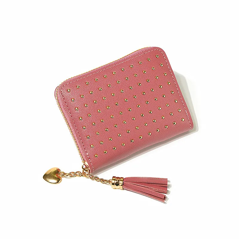 Fashion New Korean Cute Rivet Wallet Retro |