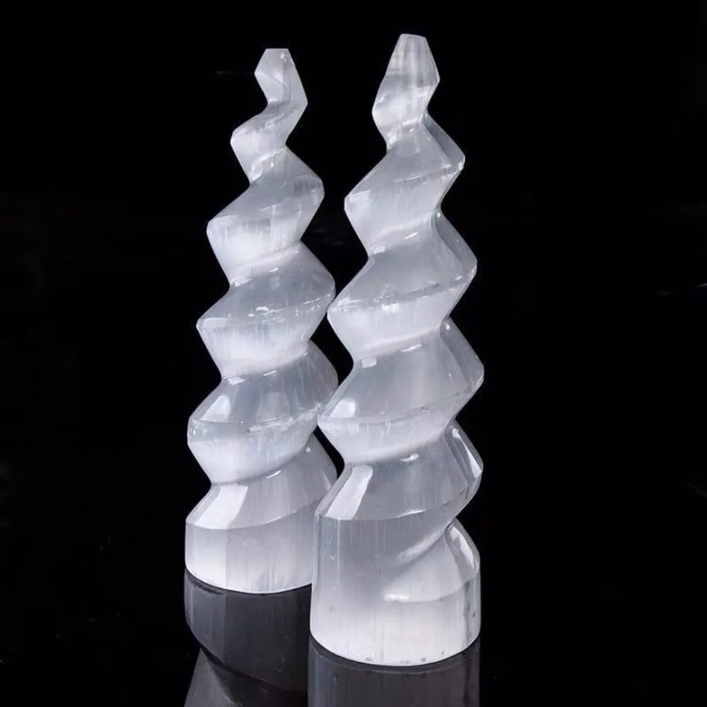 Spiral shape Morocco selenite crystals (6)