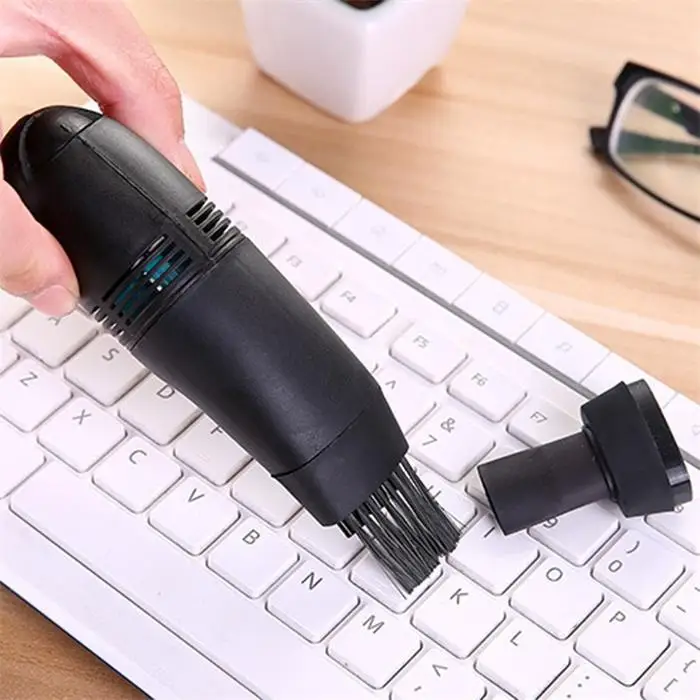 Mini Computer Vacuum Keyboard Cleaner PC Laptop Brush Dust Cleaning Kit