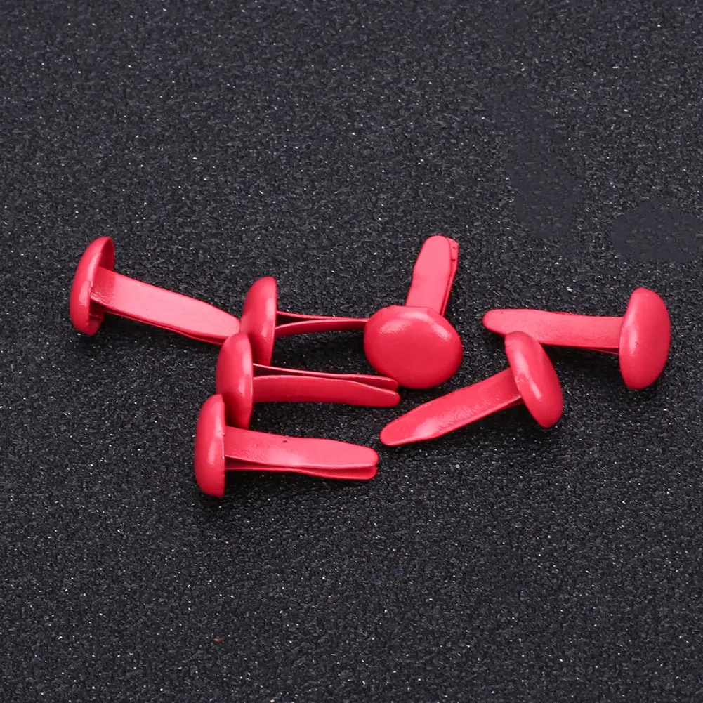 8X12mm Rose Балерина Типсы для ногтей Макияж Поддельные ногти Красота скрапбук мини Брэд 50 шт по 50 шт - Цвет: 8X12mm Rose