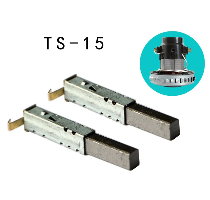 TS-15 Vacuum Cleaner Motor Carbon Brush HWX-DW-01L/02L HLX1200-GS-DA 6x8x26mm