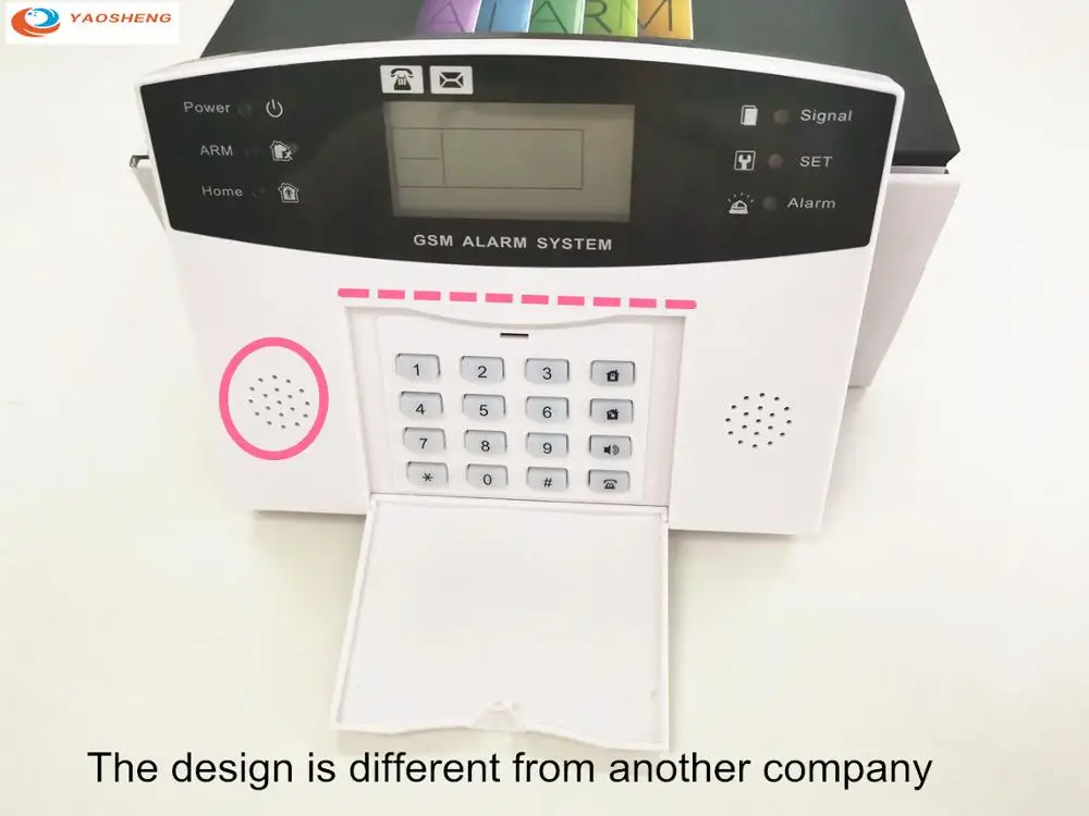 Tanie Wyświetlacz lcd bezprzewodowy alarm bezpieczeństwa w domu zestaw do organizacji alarm gsm domofon pilot automatyczny IOS aplikacja na androida