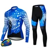 Long Sleeve Bike Jerseys With Pants For Men Latest Autumn Winter Cycling Sets  Pro Team Racing Sportswear Bicycle Suits Uniform 1