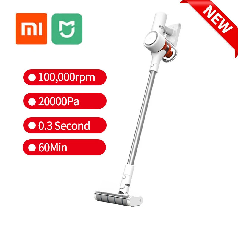 

01 Mijia 1C Handheld Wireless Vacuum Cleaner Portable Cordless Strong Suction Aspirador Home Cyclone Clean Dust Collector
