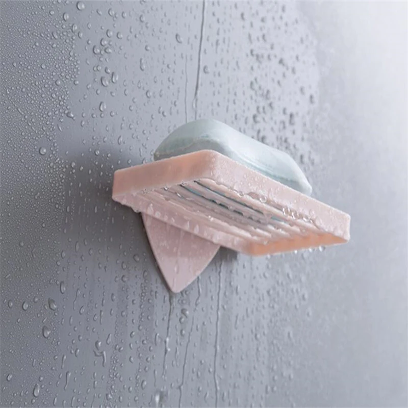 Bathrom пластиковый дренаж для мыла коробка с держателем крепкая присоска мыльница
