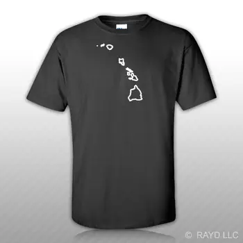 

Hawaii Outline T-Shirt Tee Shirt S M L XL 2XL 3XL Cotton HI
