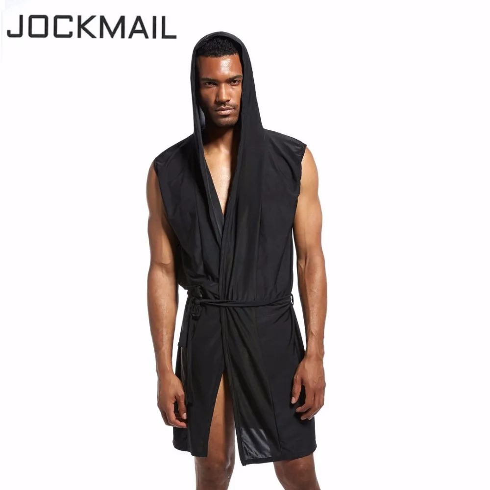 Банные халаты JOCKMAIL мужские нейлоновые из ледяного шелка домашняя одежда для геев