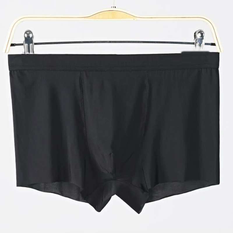 

Men's Underpants Ice Silk Seamless Breathable Boxer Underwear Ultra-Thin Comfortable Large Sexy underwear
