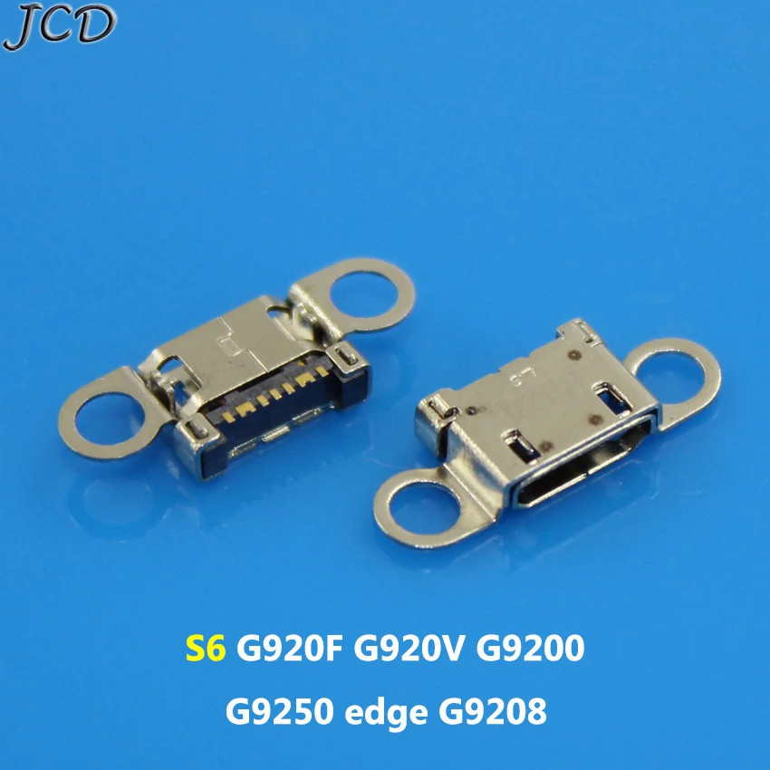 JCD 20 шт./лот для Samsung Galaxy S6 Edge + G928 G920 G920F G920V G925 G925F Micro Usb разъем для зарядки