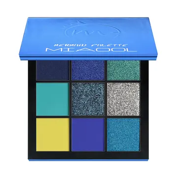 

9 Colors Professional Portable Cosmetic Shimmer Powder Makeup Fashion Peach Pearly Matte Long-lasting Eye Shadow Palette Bright