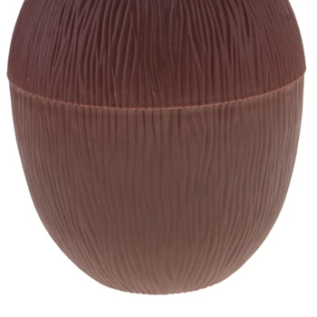 

20 Pieces Novelty Tropical Pineapple and Coconut Drink Cups with Straws Baby Shower Summer Beach Party Decoration