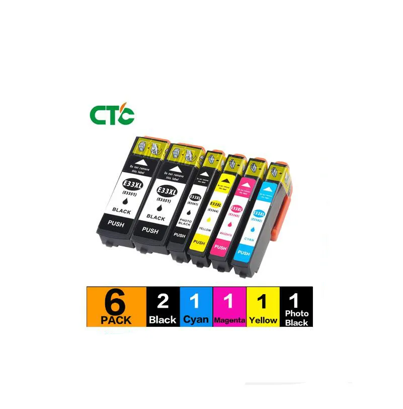 6PK 33XL совместимый чернильный картридж для XP530 XP630 XP830 XP635 XP540 XP640 XP645 xp900 T3351.T3361-T3364