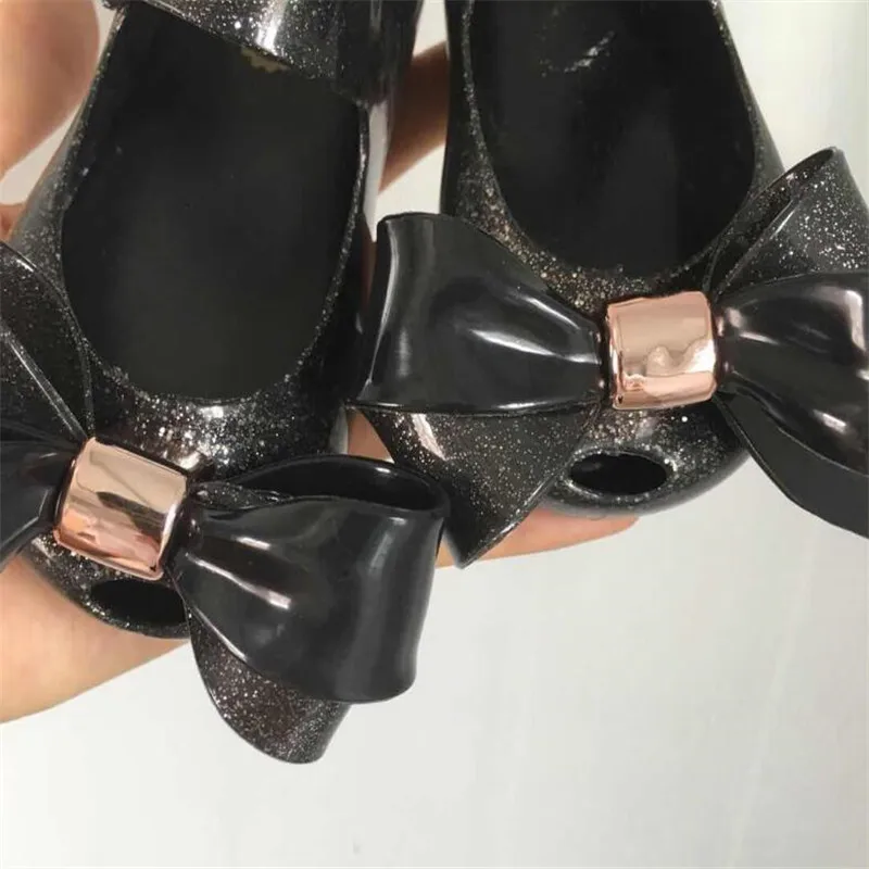 Melissa Mini новая обувь для девочек прозрачные сандалии детская с перфорацией