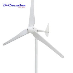 REAL 2000W Windmill Generator Turbine 48V 96V 120V 220V 380V Home Use 3 Blades 1250MM  3 Years Warranty For Farm and Garden Use