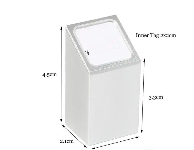 Jewelry Price Tag Display Rack Number Cubes Figure Number Stand Desk Sign Holder Table Shelf Talker Metal Block Frame Aluminium