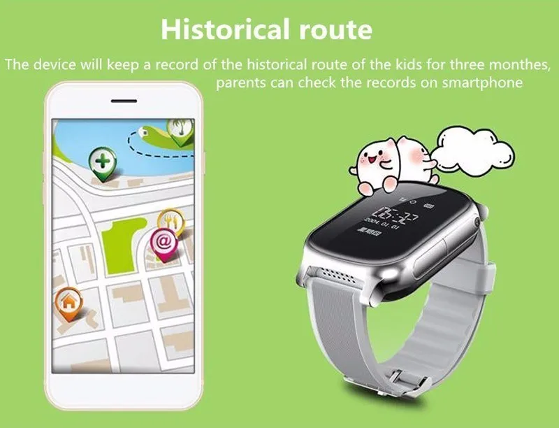 T58 в реальном времени gps трекер Смарт-часы для детей старшего возраста браслет персональный локатор GSM отслеживающее устройство LBS WiFi вызов бесплатное веб-приложение