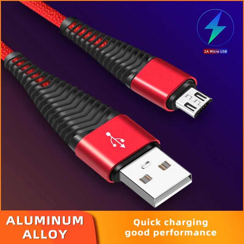 Кабель Micro USB провод для быстрой зарядки и передачи данных Шнур зарядный кабель