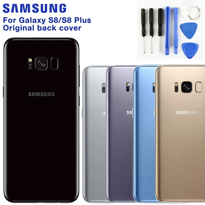 Оригинальный чехол для SAMSUNG Galaxy S8 G9500 Plus + SM G G955 задняя крышка телефона|Бамперы| |