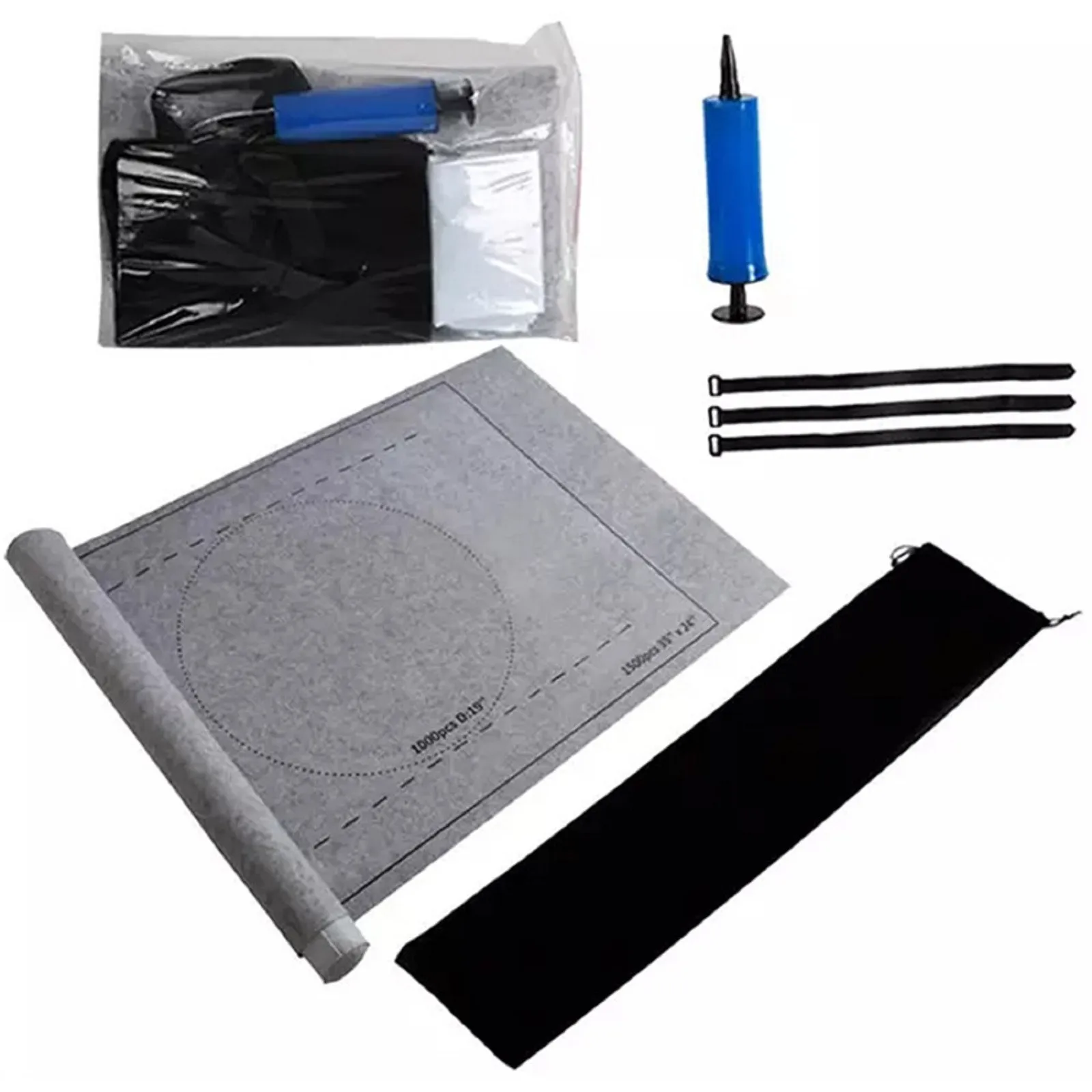 Puzzle Jigsaw Roll Storage Mat With Drawstring Bag Use Up To 2000pc Of Puzzles Accessories Portable Travel | Дом и сад