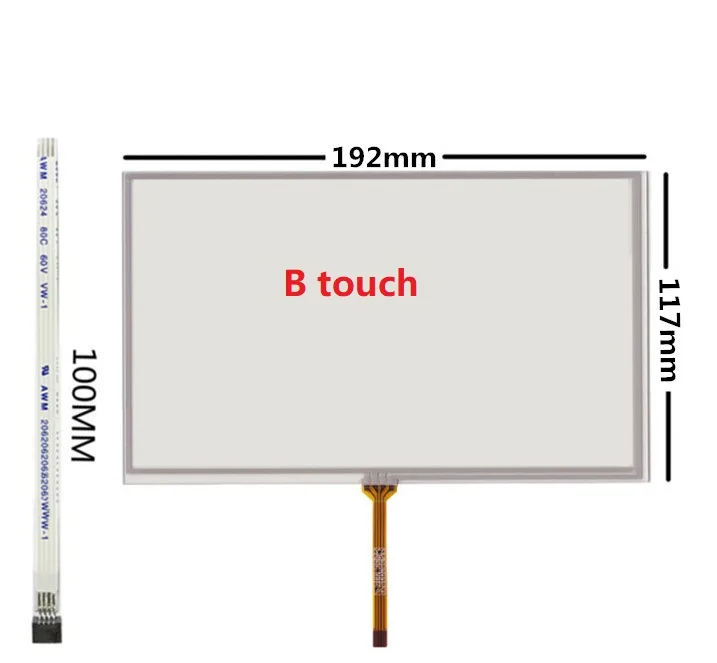 Only B touch Latumab 8 дюймов ЖК-дисплей Экран AT080TN64 DVD навигационный планшетный ПК MID автомобиля ЖК-дисплей с GPS Экран Панель+ сенсорный экран - Цвет: Only B touch